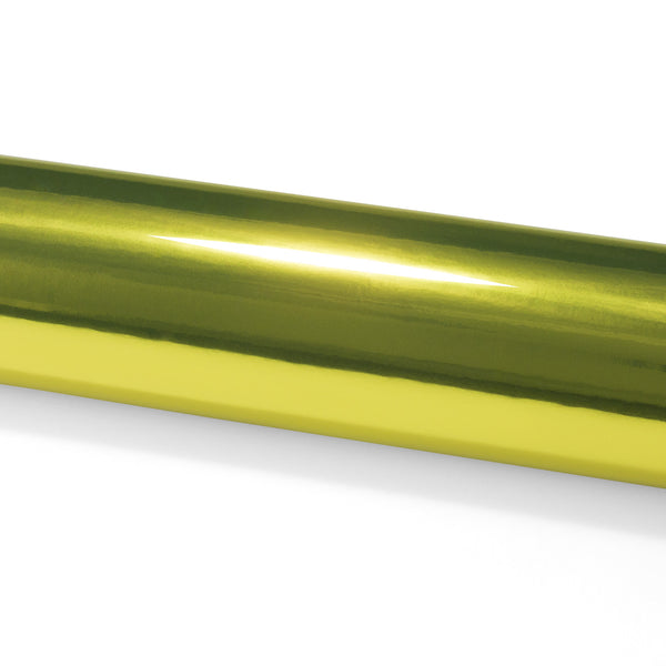 Supercast Yellow Easy Stretch Chrome Vinyl Wrap