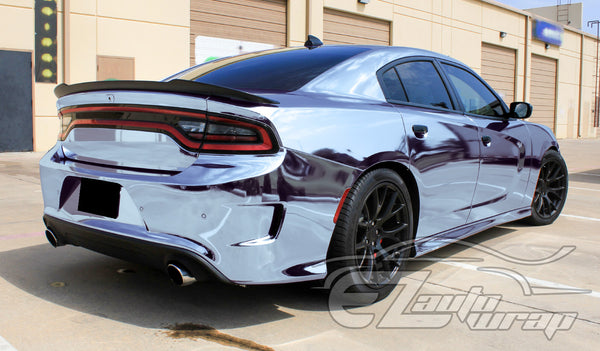 Supercast Frosted Blue Easy Stretch Chrome Vinyl Wrap