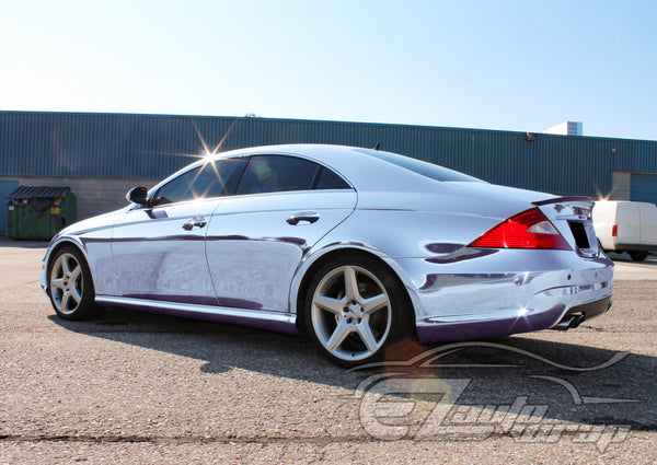Supercast Frosted Blue Easy Stretch Chrome Vinyl Wrap