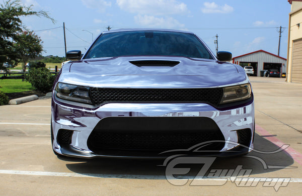 Supercast Frosted Blue Easy Stretch Chrome Vinyl Wrap