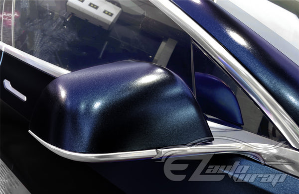 Galaxy Dust Matte Midnight Blue Color Shift Vinyl Wrap