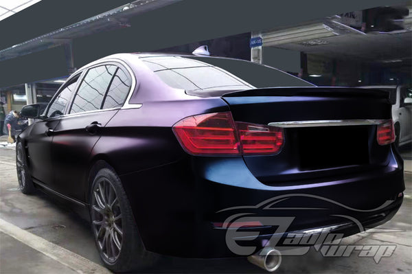 Galaxy Dust Matte Midnight Blue Color Shift Vinyl Wrap