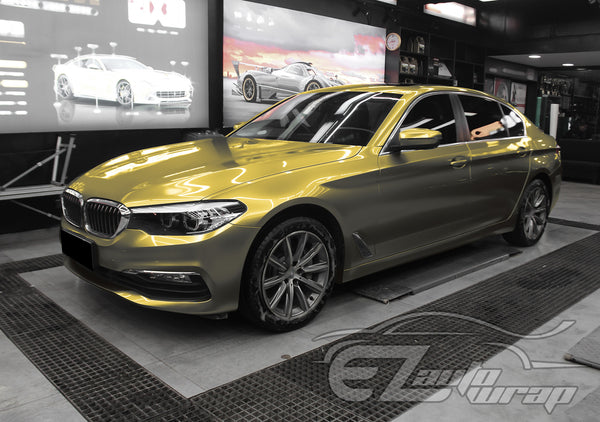 Super Gloss Metallic Bond Gold Vinyl Wrap