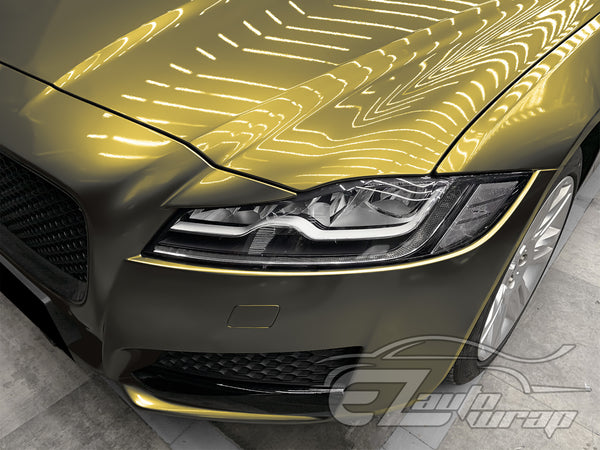 Super Gloss Metallic Bond Gold Vinyl Wrap