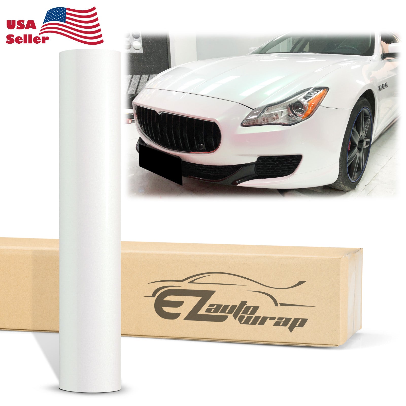 Galaxy Dust Gloss Aurora White Color Shift Vinyl Wrap