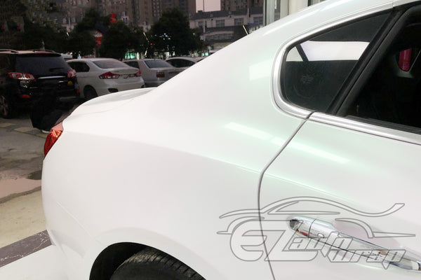 Galaxy Dust Gloss Aurora White Color Shift Vinyl Wrap