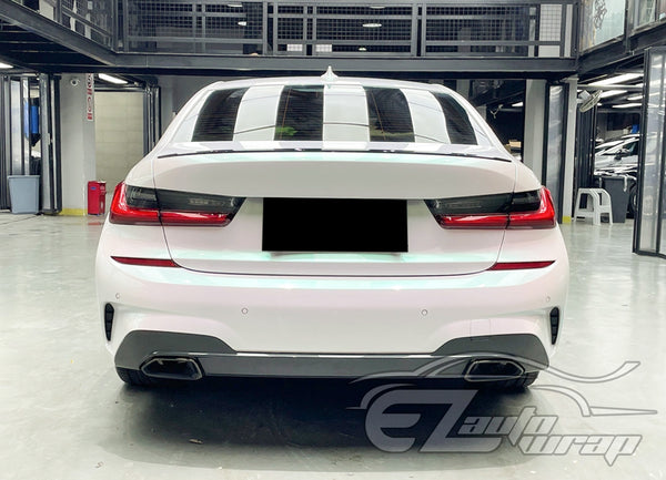 Galaxy Dust Gloss Aurora White Color Shift Vinyl Wrap
