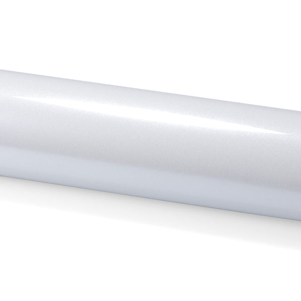 Gloss Diamond Glitter Pearl White Vinyl Wrap