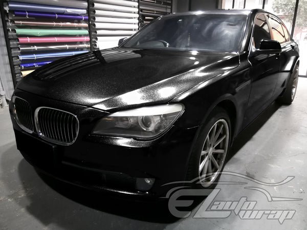Sparkle Black Vinyl Wrap