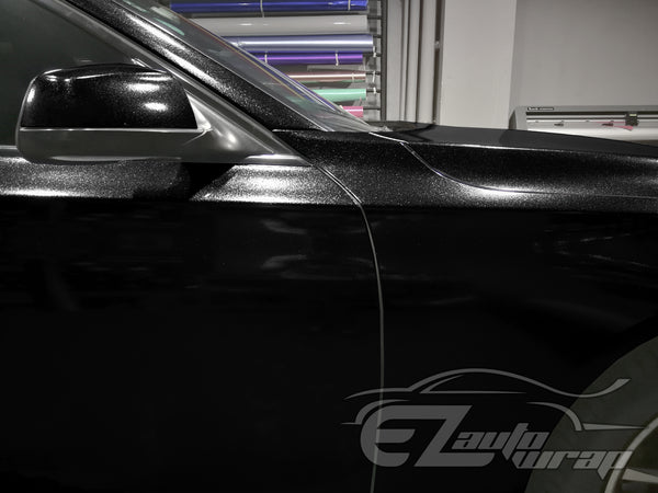 Sparkle Black Vinyl Wrap