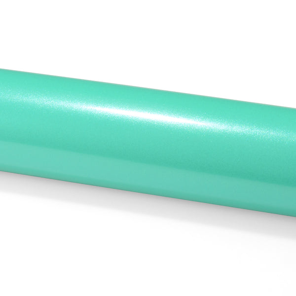 PET Super Gloss Metallic Teal Vinyl Wrap
