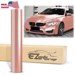 Matte Metallic Satin Pearl Rose Gold Vinyl Wrap