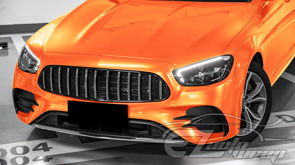 Coral Gloss Gold Orange Vinyl Wrap