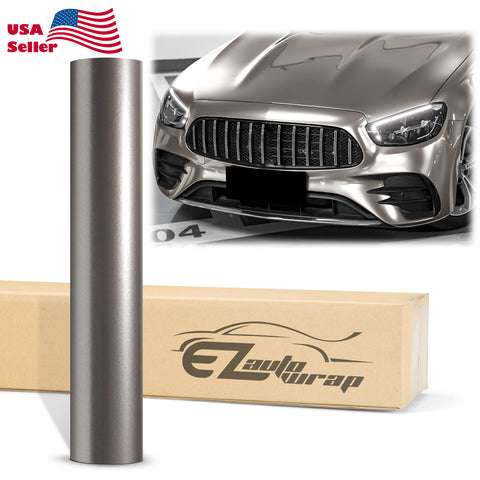Super Gloss Metallic Chronos Gray Vinyl Wrap