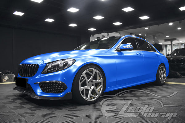 Matte Metallic Satin Pearl Sky Blue Vinyl Wrap
