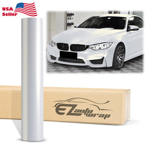 Matte Metallic Satin Pearl Platinum Silver Vinyl Wrap