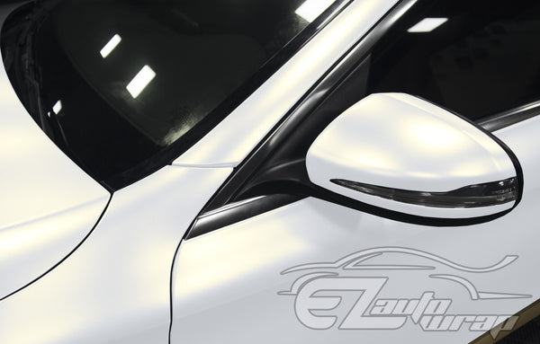 Matte Metallic Satin Pearl Platinum Silver Vinyl Wrap