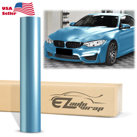 Matte Metallic Satin Pearl Lake Blue Vinyl Wrap