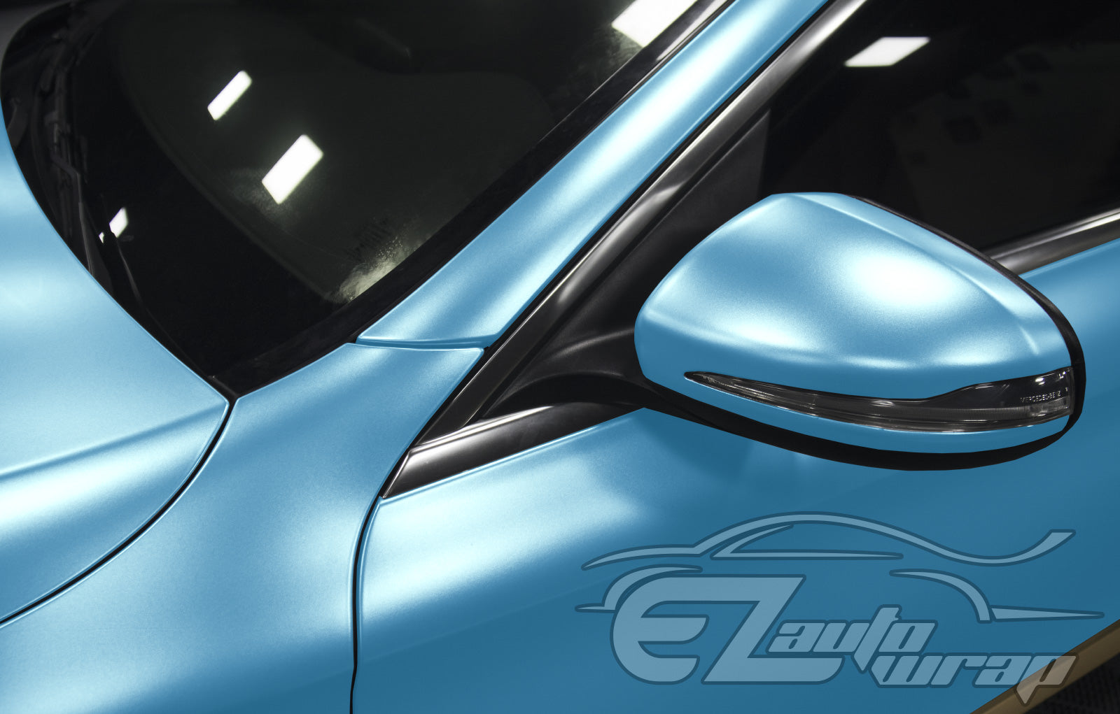 Matte Metallic Satin Pearl Lake Blue Vinyl Wrap – EzAuto Wrap