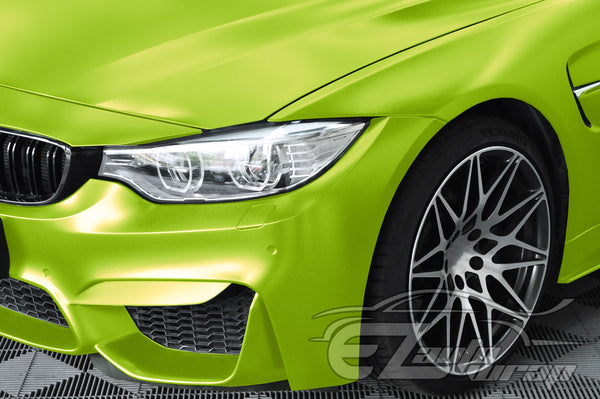 Matte Metallic Satin Pearl Lime Green Vinyl Wrap