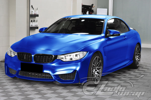 Matte Metallic Satin Pearl Royal Blue Vinyl Wrap