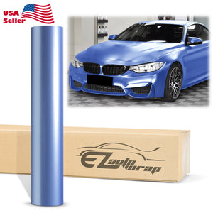 Matte Metallic Satin Pearl Frosted Blue Vinyl Wrap