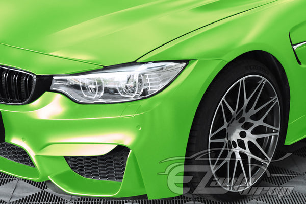 Coral Matte Gold Green Metallic Vinyl Wrap