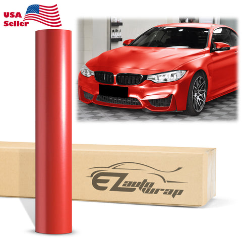 Matte Metallic Satin Pearl Red Vinyl Wrap