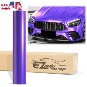 Coral Gloss Gold Purple Vinyl Wrap