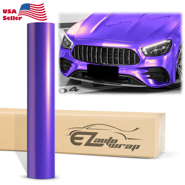 Coral Gloss Gold Purple Vinyl Wrap