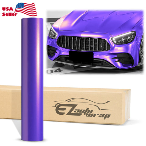 Coral Gloss Gold Purple Vinyl Wrap