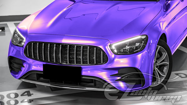 Coral Gloss Gold Purple Vinyl Wrap