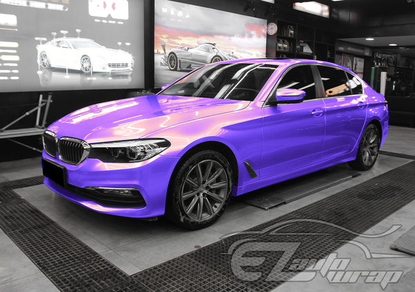 Coral Gloss Gold Purple Vinyl Wrap
