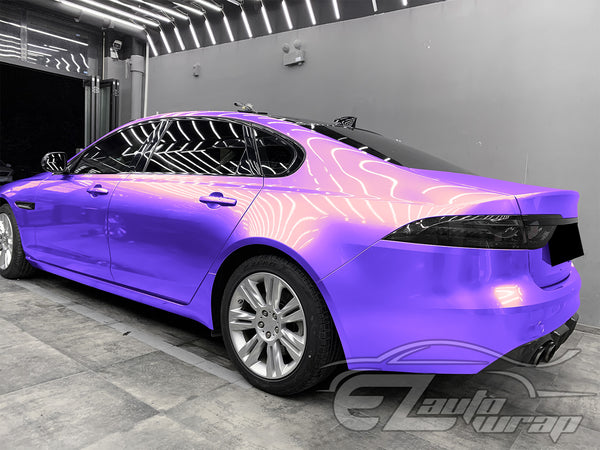 Coral Gloss Gold Purple Vinyl Wrap