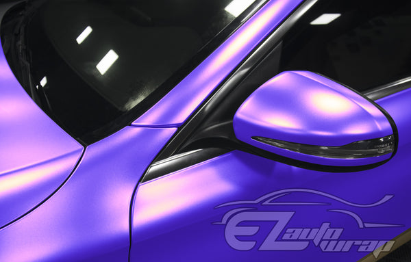 Matte Metallic Satin Pearl Purple Vinyl Wrap