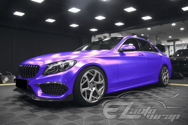 Matte Metallic Satin Pearl Purple Vinyl Wrap