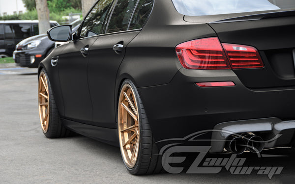 Matte Metallic Foggy Black Vinyl Wrap