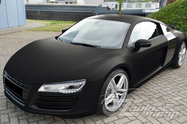 Matte Metallic Foggy Black Vinyl Wrap