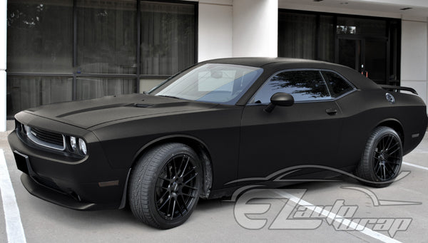 Matte Metallic Foggy Black Vinyl Wrap
