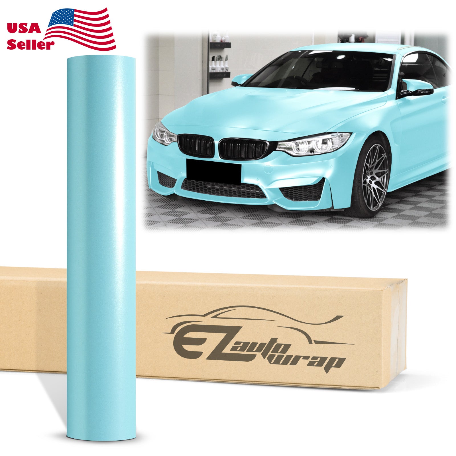 Matte Metallic Satin Pearl Teal Vinyl Wrap