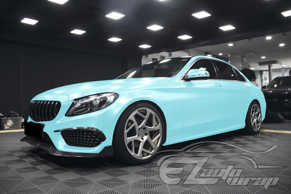 Matte Metallic Satin Pearl Teal Vinyl Wrap