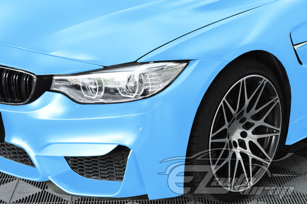 Matte Metallic Satin Pearl Light blue Vinyl Wrap