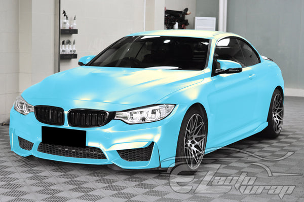 Coral Matte Coral Blue Gold Metallic Vinyl Wrap