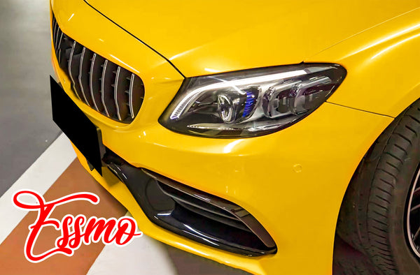 PET Super Gloss Metallic Cyber Yellow Vinyl Wrap