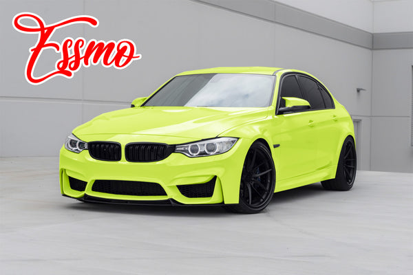 PET Super Gloss Acid Lime Vinyl Wrap