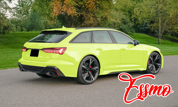 PET Super Gloss Acid Lime Vinyl Wrap