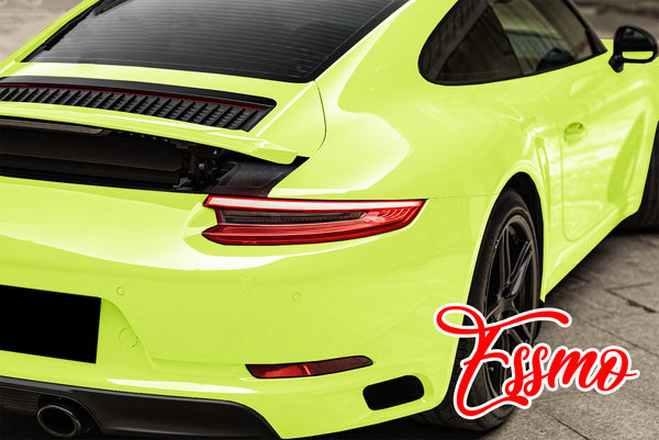 PET Super Gloss Acid Lime Vinyl Wrap