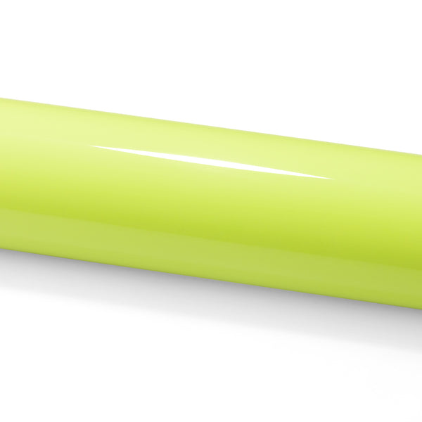 PET Super Gloss Acid Lime Vinyl Wrap
