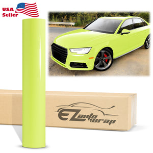 High Gloss Acid Lime Vinyl Wrap