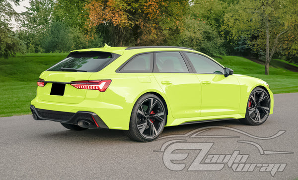 High Gloss Acid Lime Vinyl Wrap